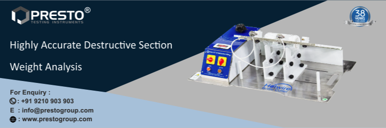 Highly Accurate Destructive Section Weight Analysis